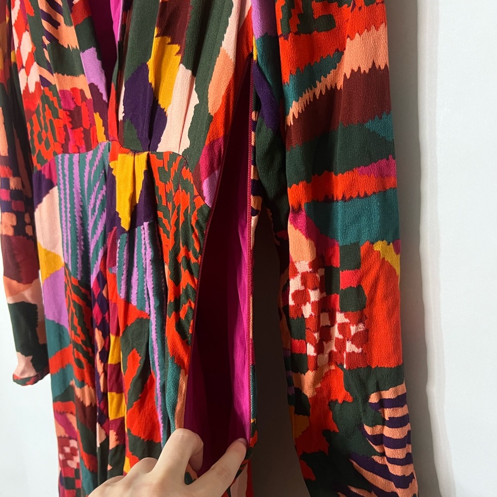 FARM Rio Multicolor Geometric Maxi Dress - Picture 8 of 14